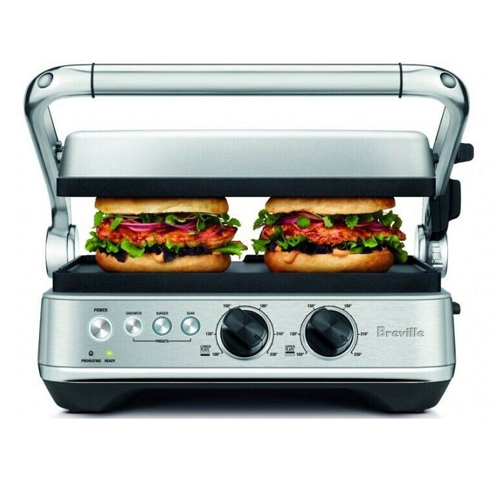 טוסטר גריל מקצועי כולל וואפל בלגי Breville BGR710BSS